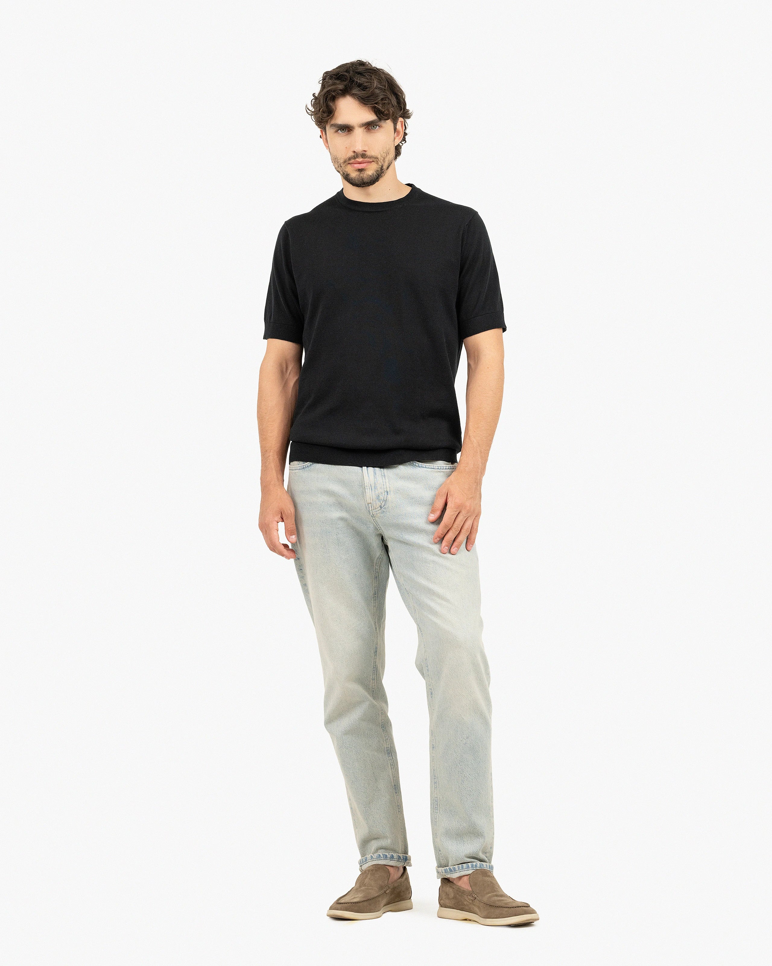 Men's Giza Tee - Black Men > Crewneck Sweater