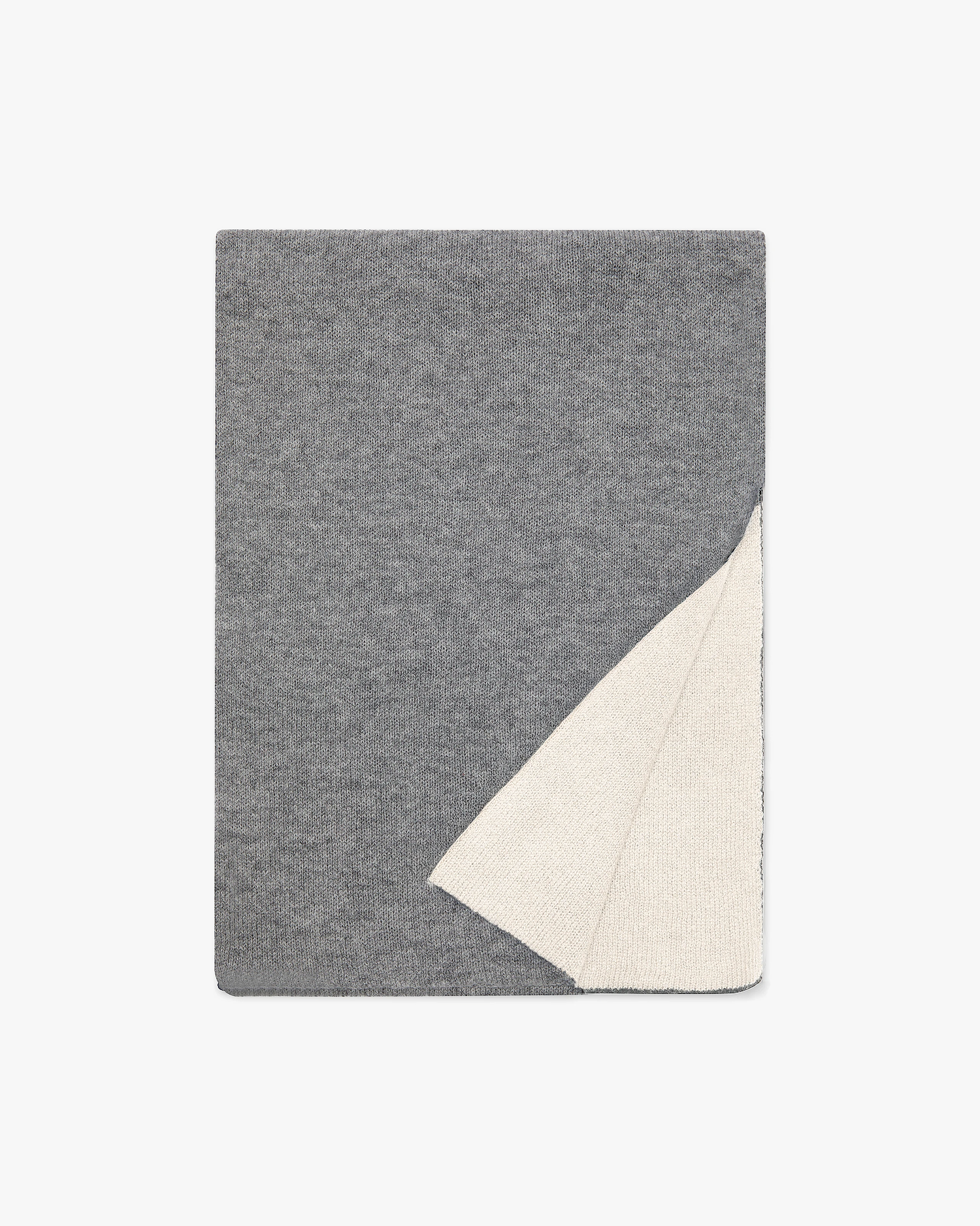 Maxi Écharpe Two-Tone - Gris Moyen - Archive