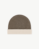 Two-Tone Beanie - Brown - Archive