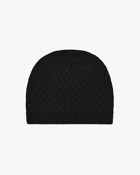 Bonnet Tressé - Noir - Archive