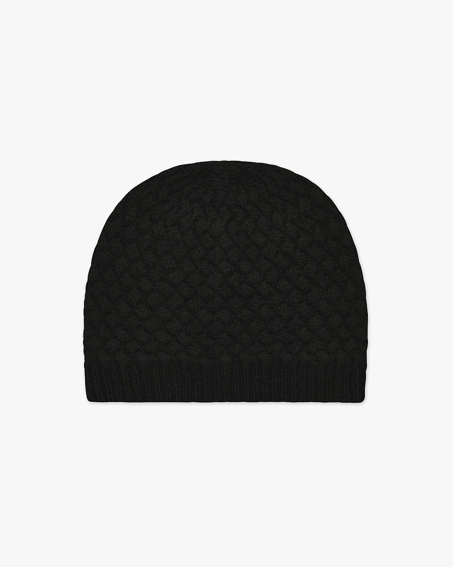Bonnet Tressé - Noir - Archive