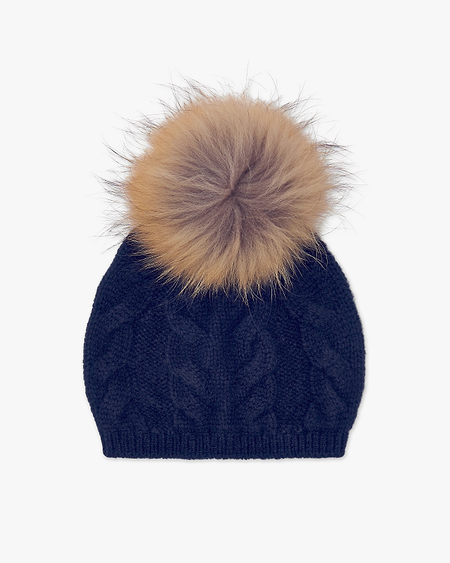 Bonnet Pompon - Bleu - Archive