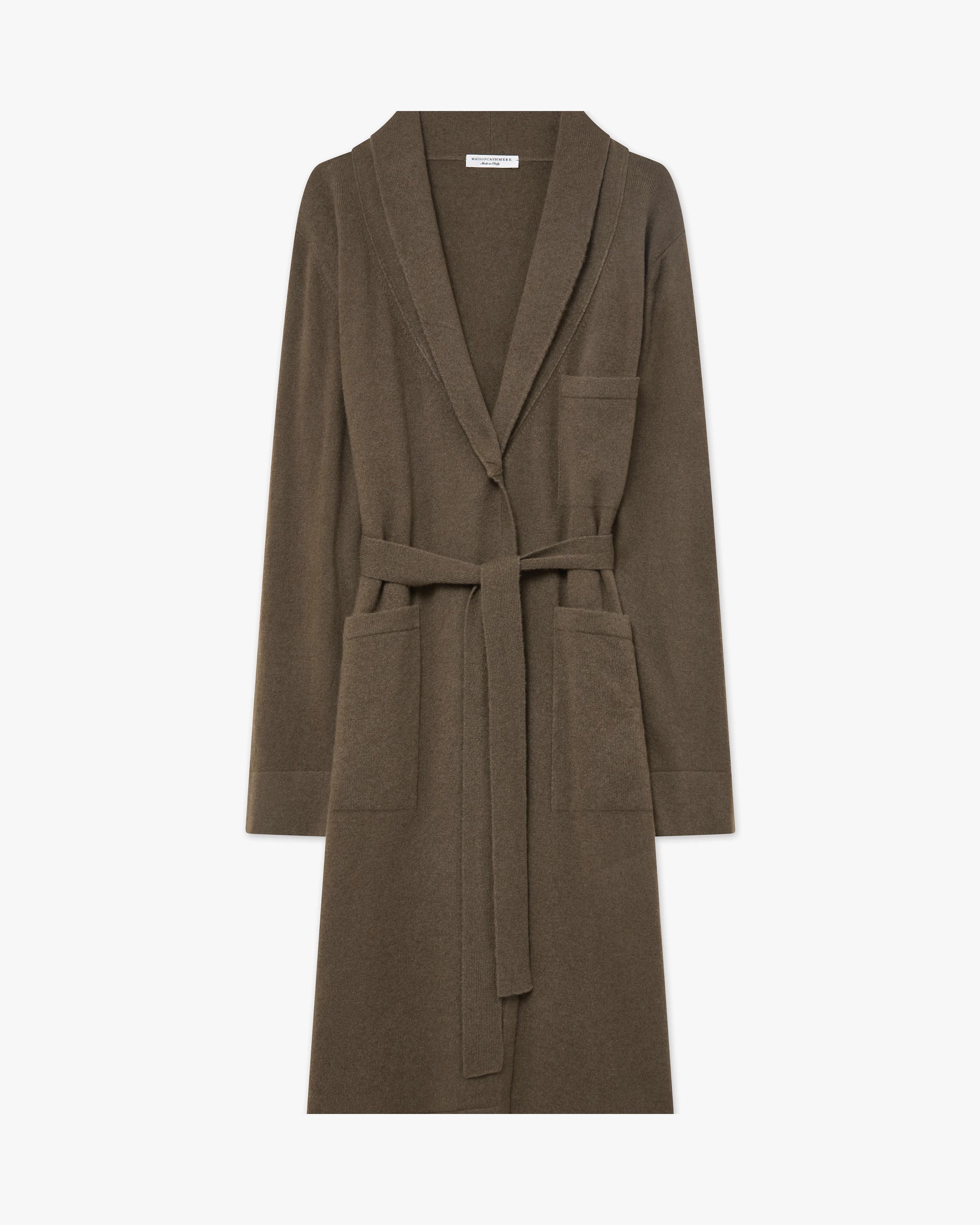 Oberon Lounge Robe - Brown - Archive