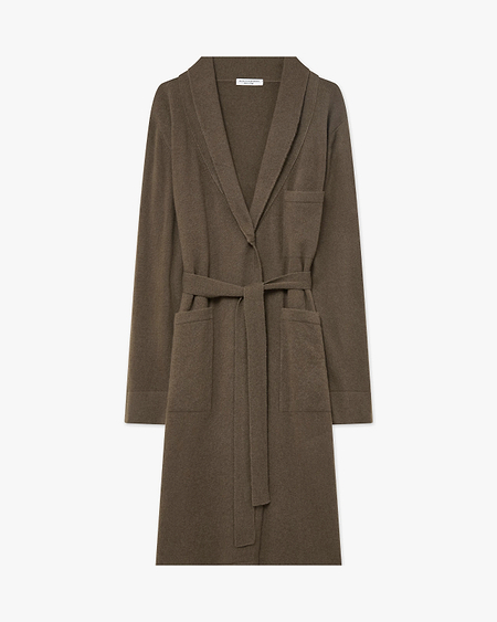 Oberon Lounge Robe - Brown - Archive