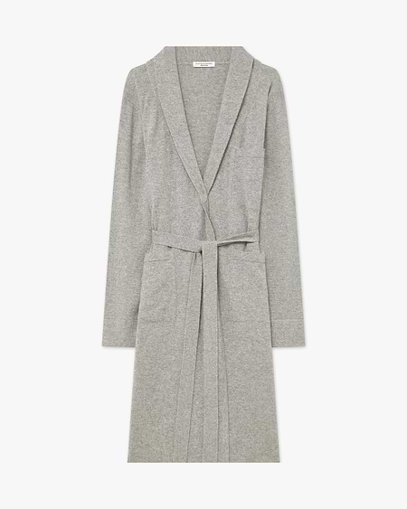 Men's Oberon Cashmere Dressing Gown Light Grey | MaisonCashmere Archive Men's Oberon Cashmere Dressing Gown Light Grey | MaisonCashmere Archive