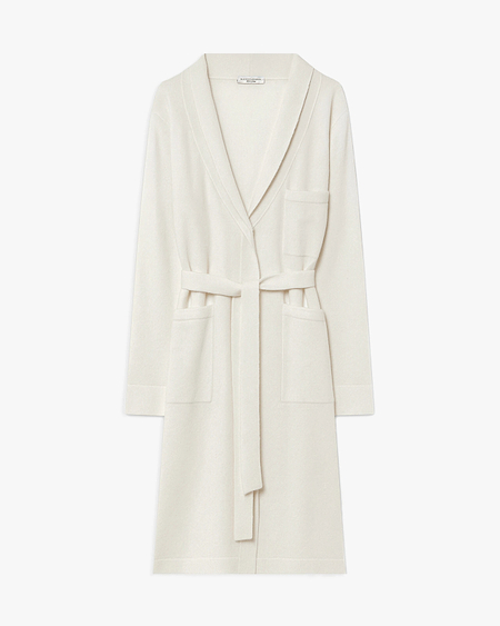 Oberon Lounge Robe - Off White - Archive