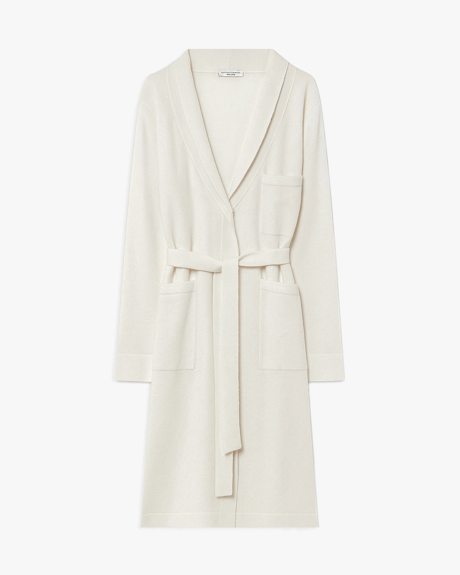 Oberon Lounge Robe - Off White - Archive
