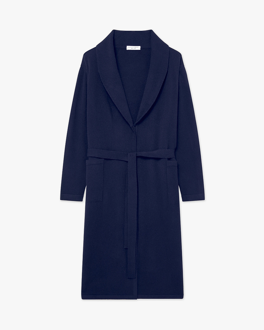 Lorien Dressing Gown - Blue - Archive