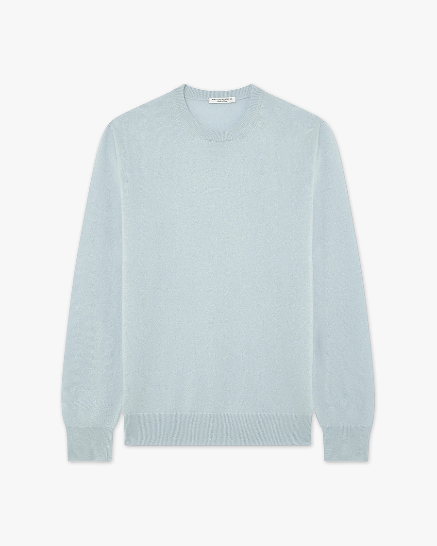 Pull Col Rond Classic Homme - Bleu - Archive