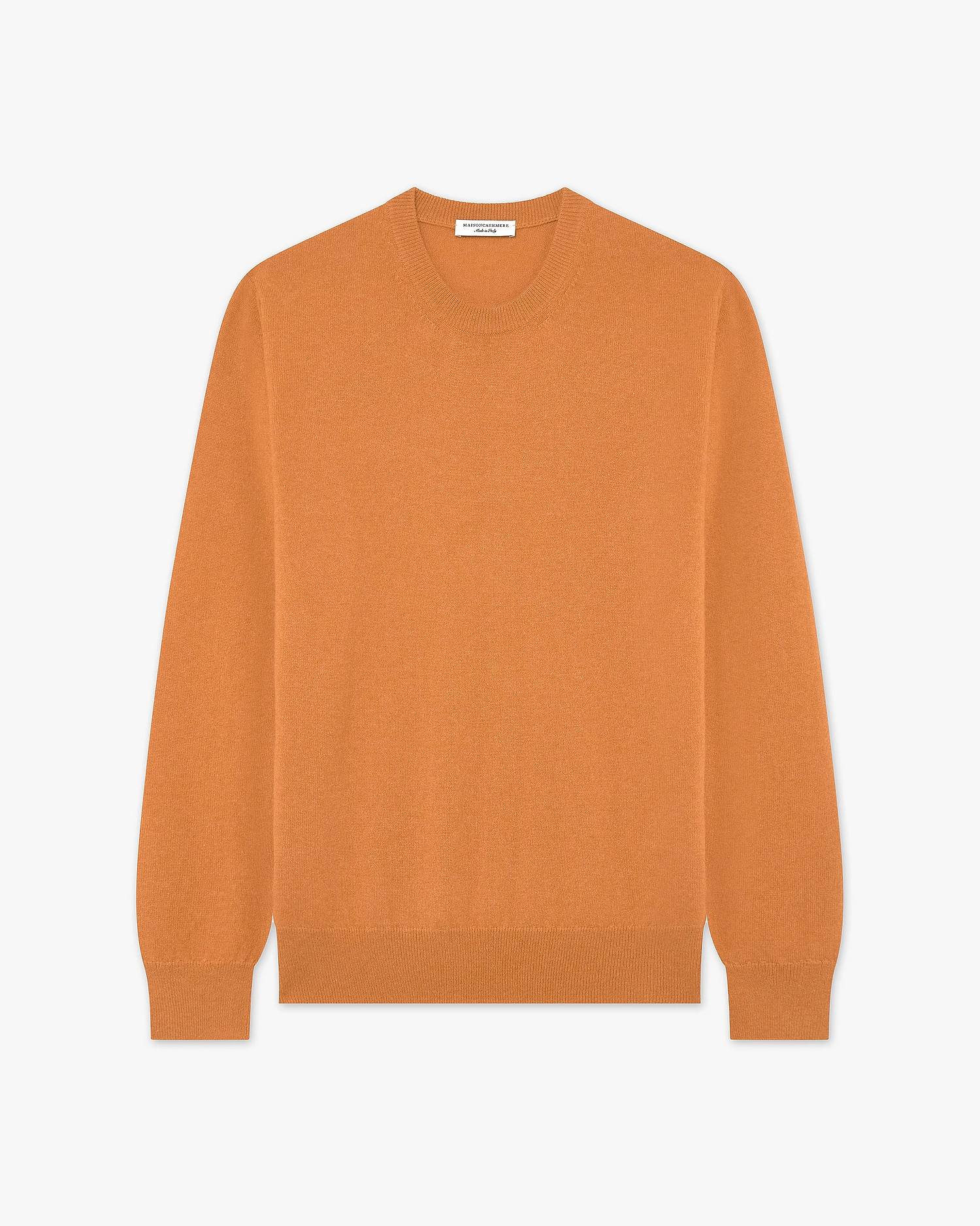 Classic Rundhalspullover Herren - Orange - Archiv