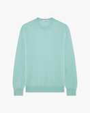 Classic Rundhalspullover Herren - Cyan - Archiv