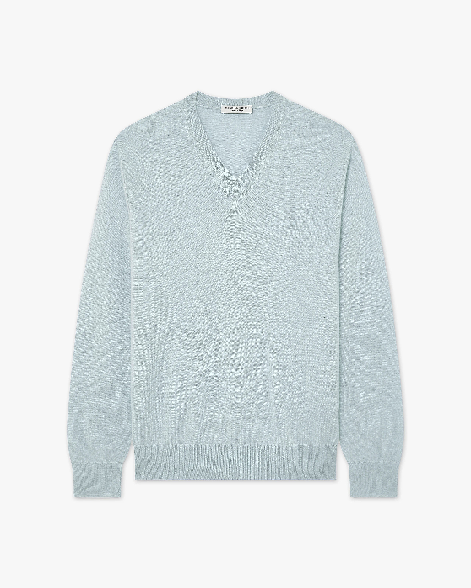 Maglia Scollo V Classic Uomo - Celeste - Archivio