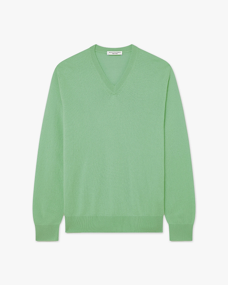 Pull Col V Classic Homme - Kiwi - Archive