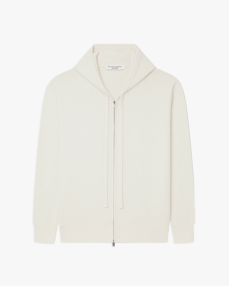 Gramercy Zip-Kapuzenjacke Herren - Weiß - Archiv