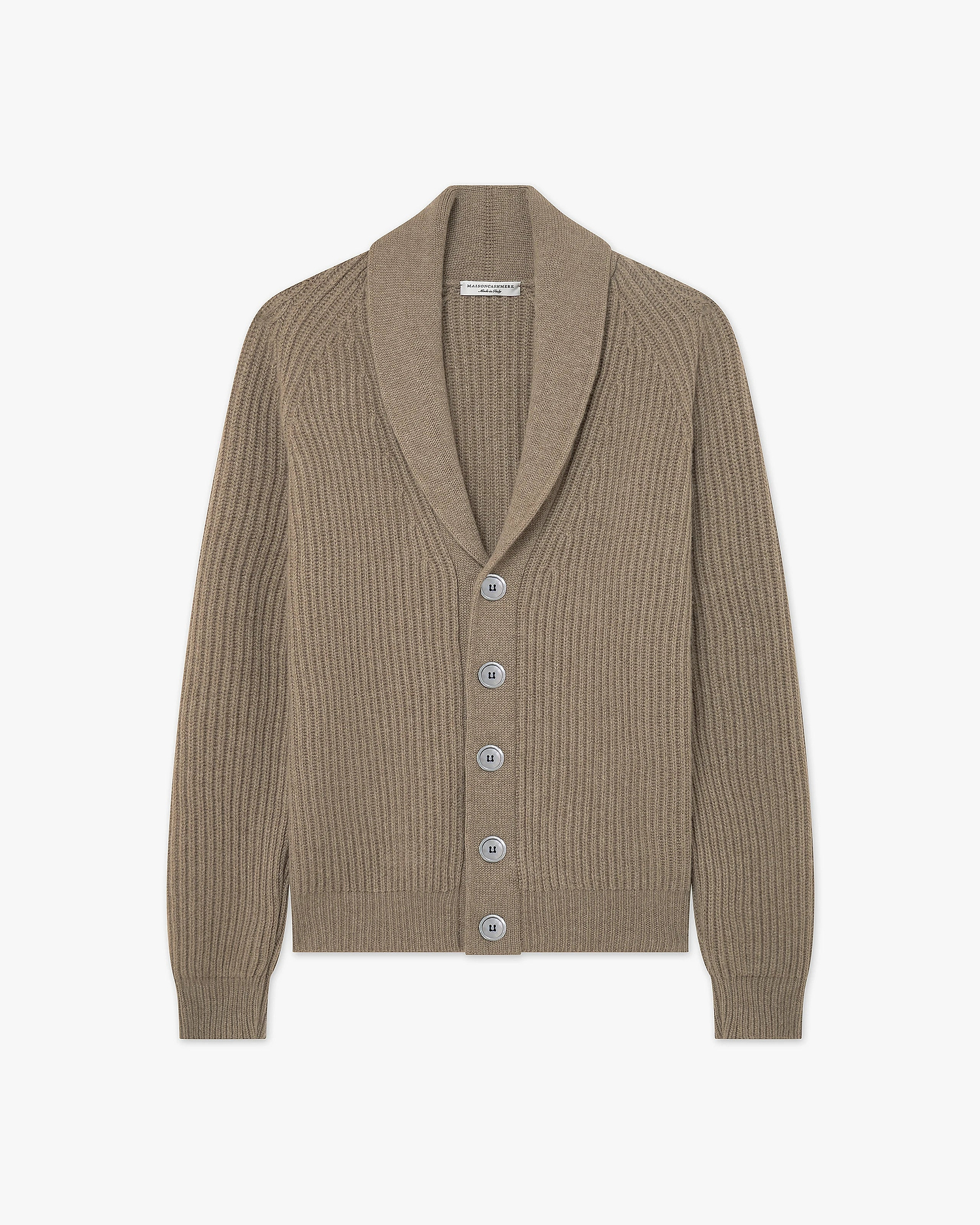 Men's Gleneagles Cardigan - Taupe - Archive