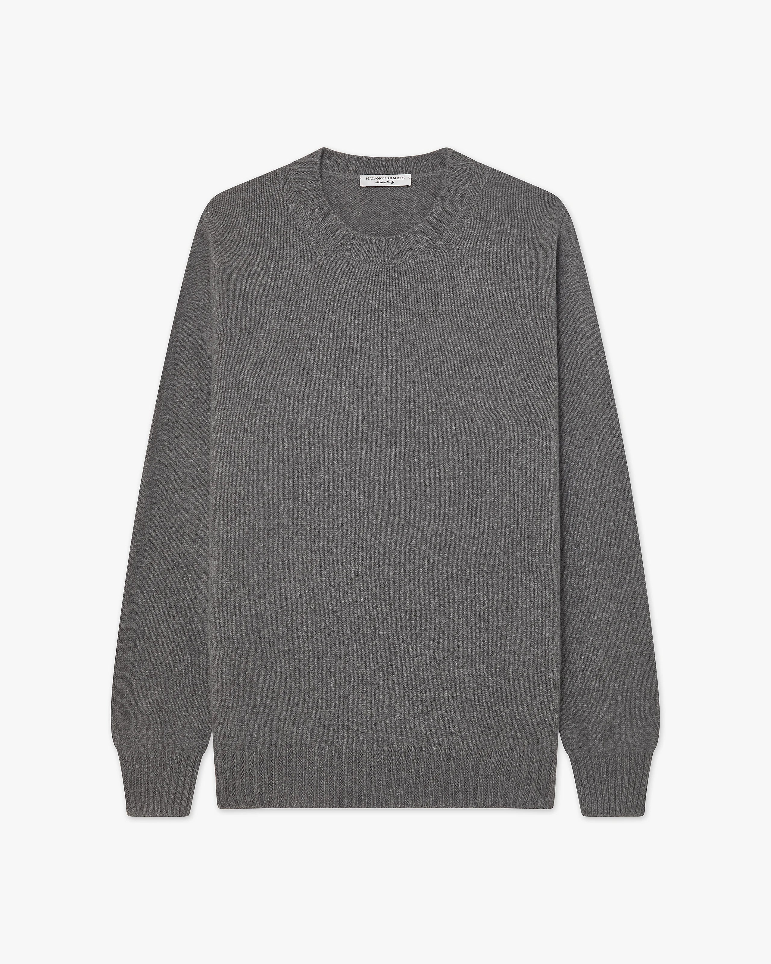 Men's Faloria Crew Neck Sweater - Grey - Archive