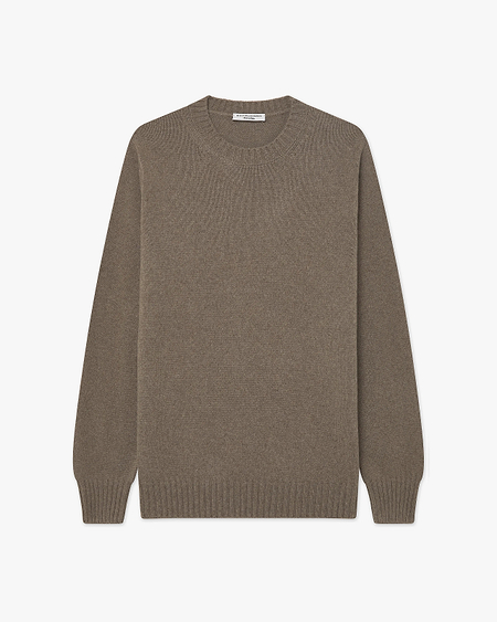 Men's Faloria Crew Neck Sweater - Brown - Archive