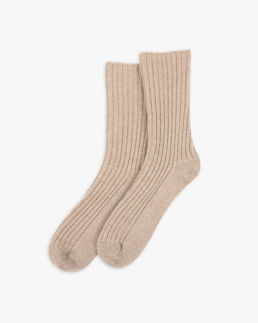 Women's Essential Socks - Beige