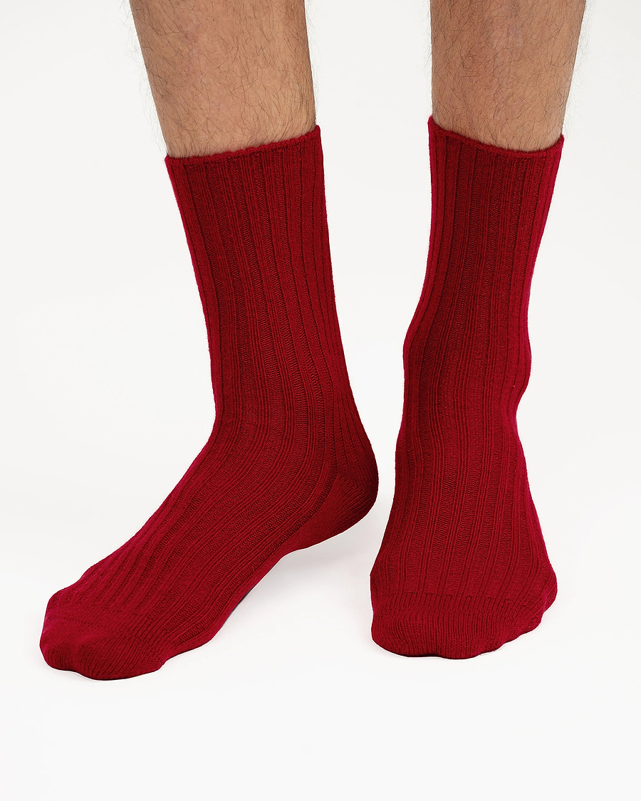 Men's Essential Socks - Red