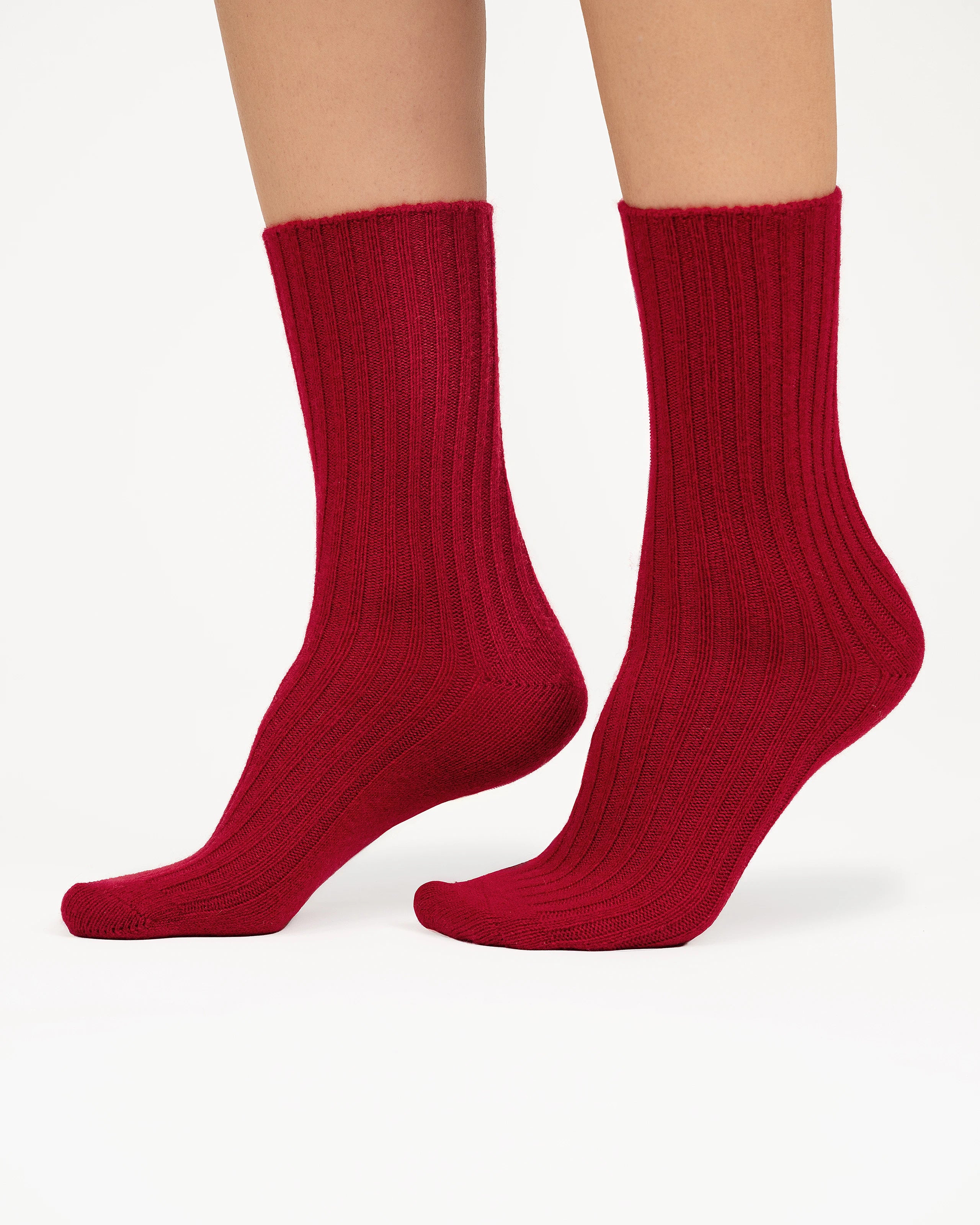 Women's Essential Socks - Red