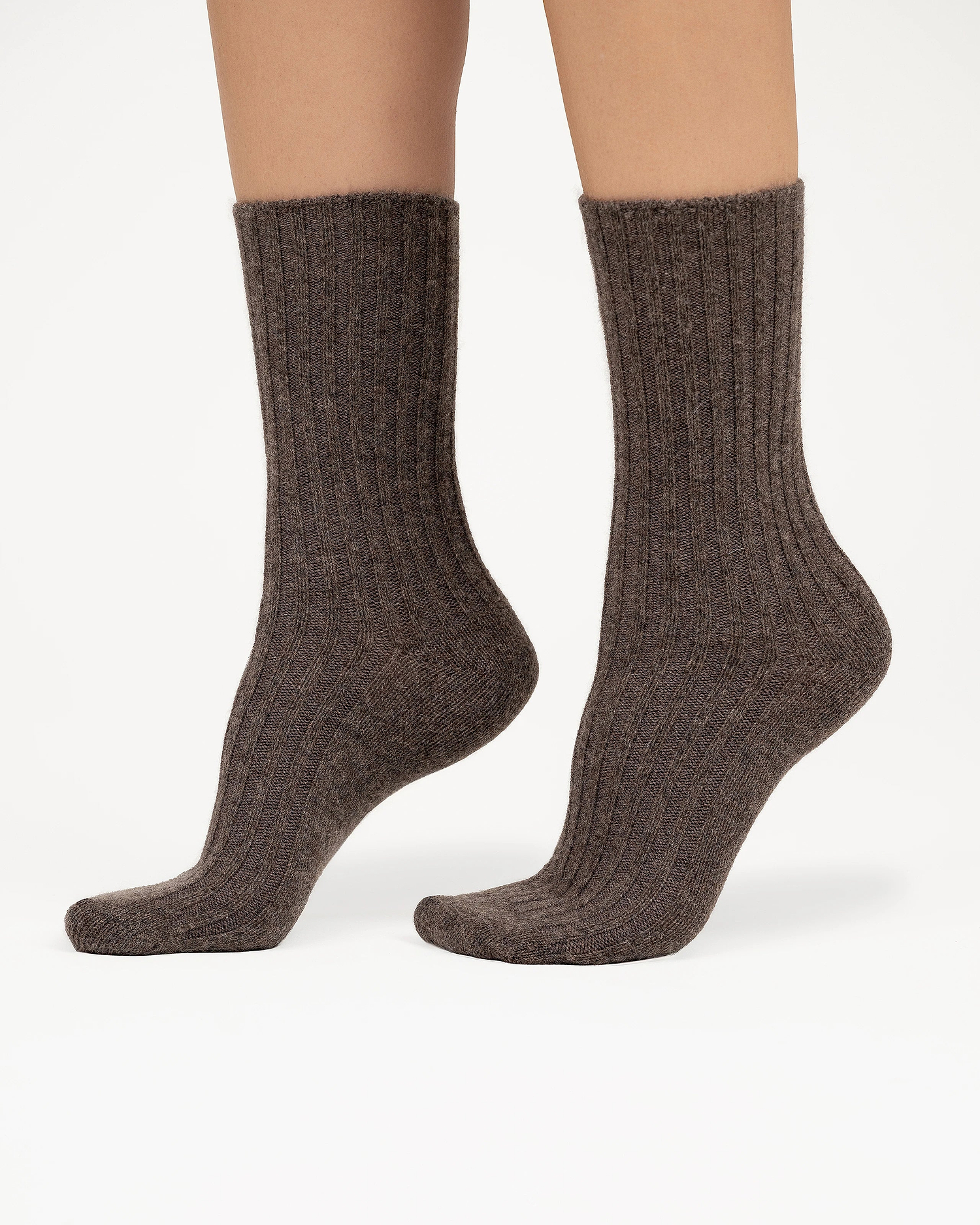 Damen Essential Socken - Braun