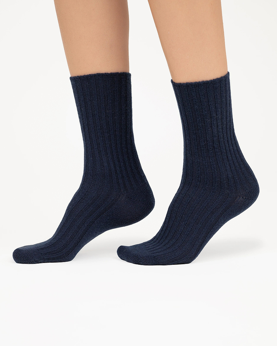 Women's Essential Socks - Night Blue