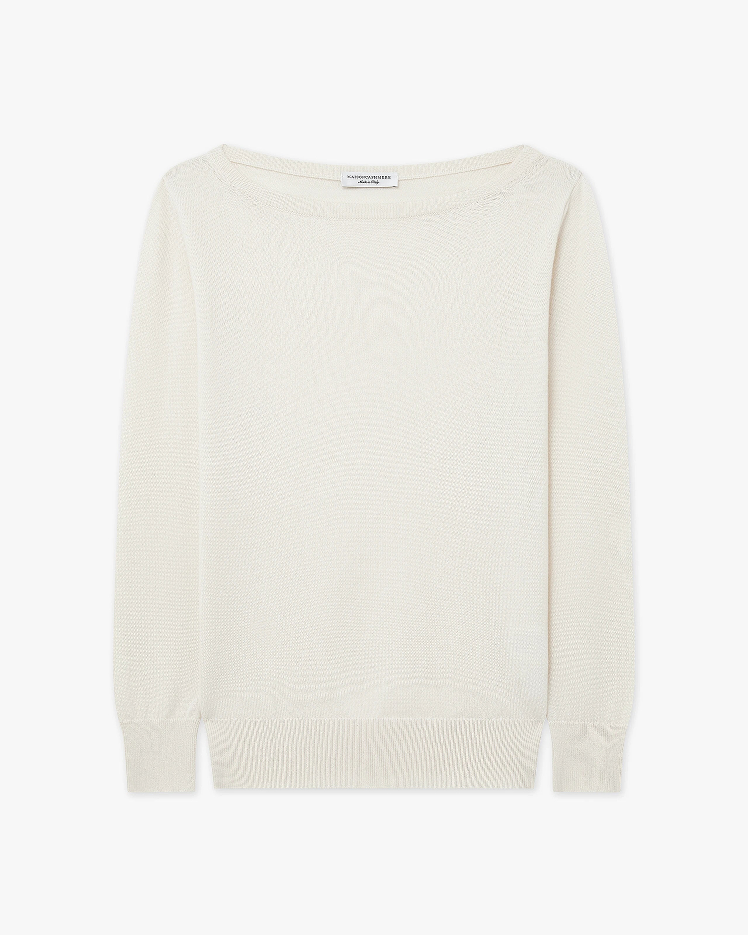 Essential Boat Neck Sweater - Off White - Archive