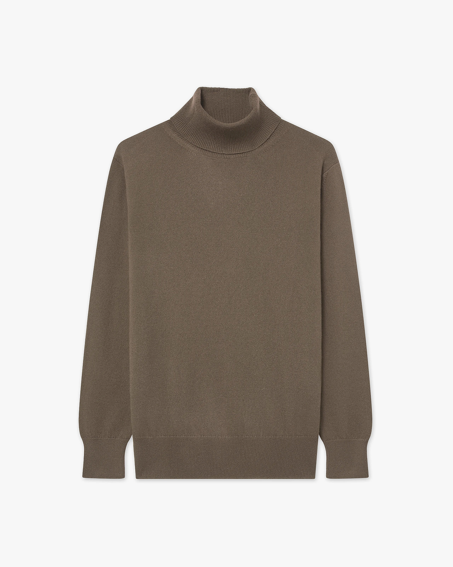 Women's Essential Turtleneck Sweater - Brown - Archive
