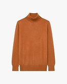 Pull Col Roulé Essential Femme - Orange - Archive