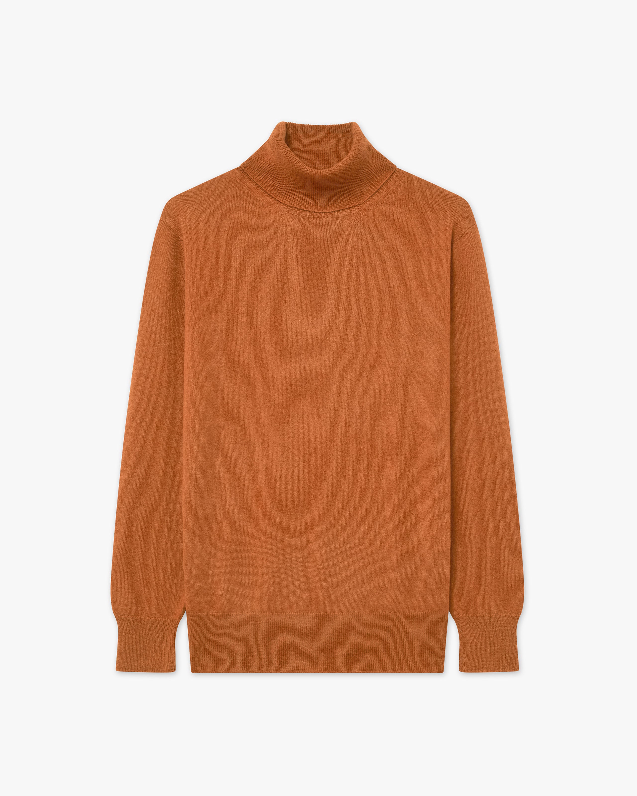 Pull Col Roulé Essential Femme - Orange - Archive