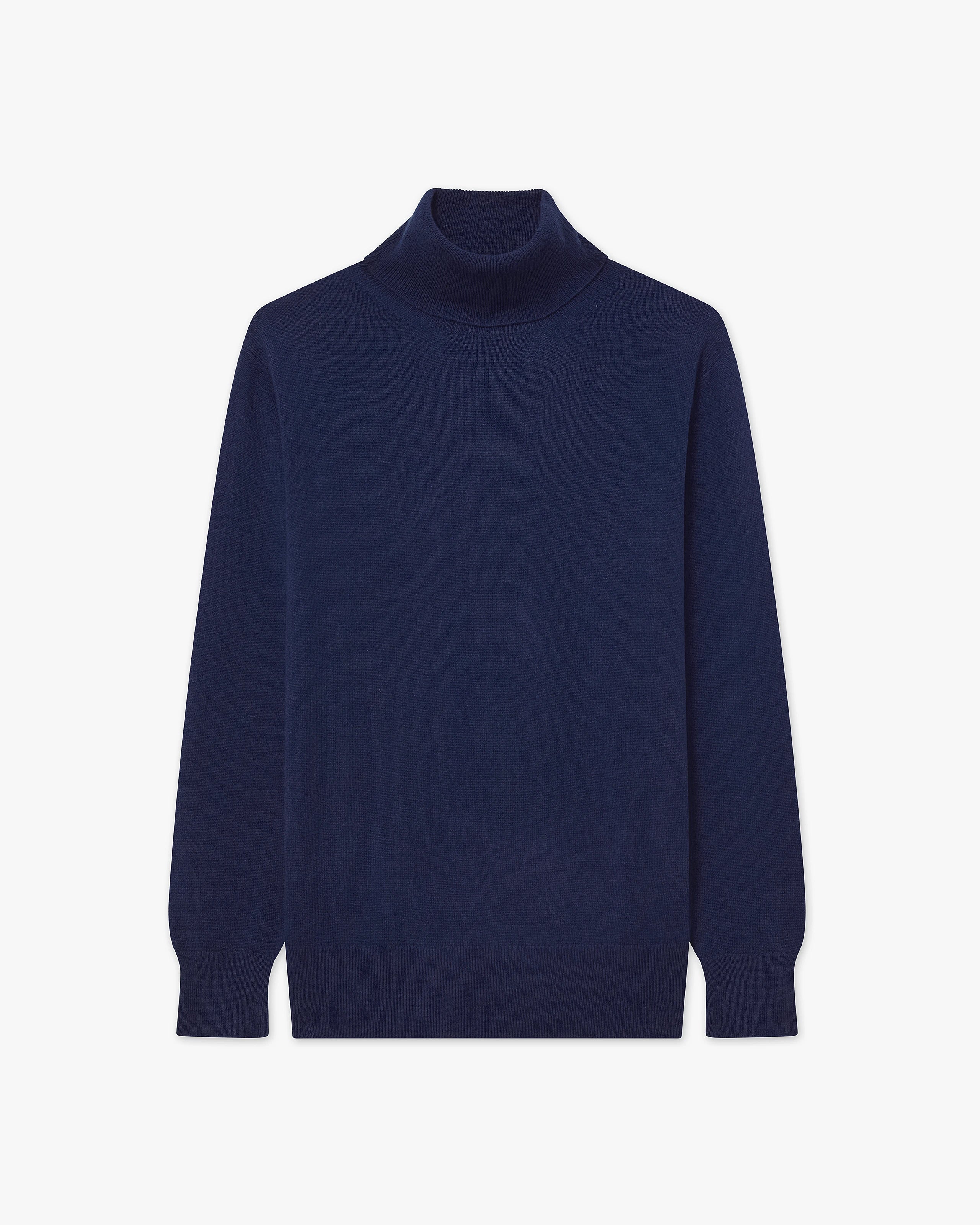 Women's Essential Turtleneck Sweater - Blue - Archive