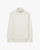 Pull Col Roulé Essential Femme - Écru - Archive