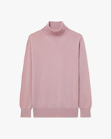 Essential Rollkragenpullover Damen · Altrosa · Archiv