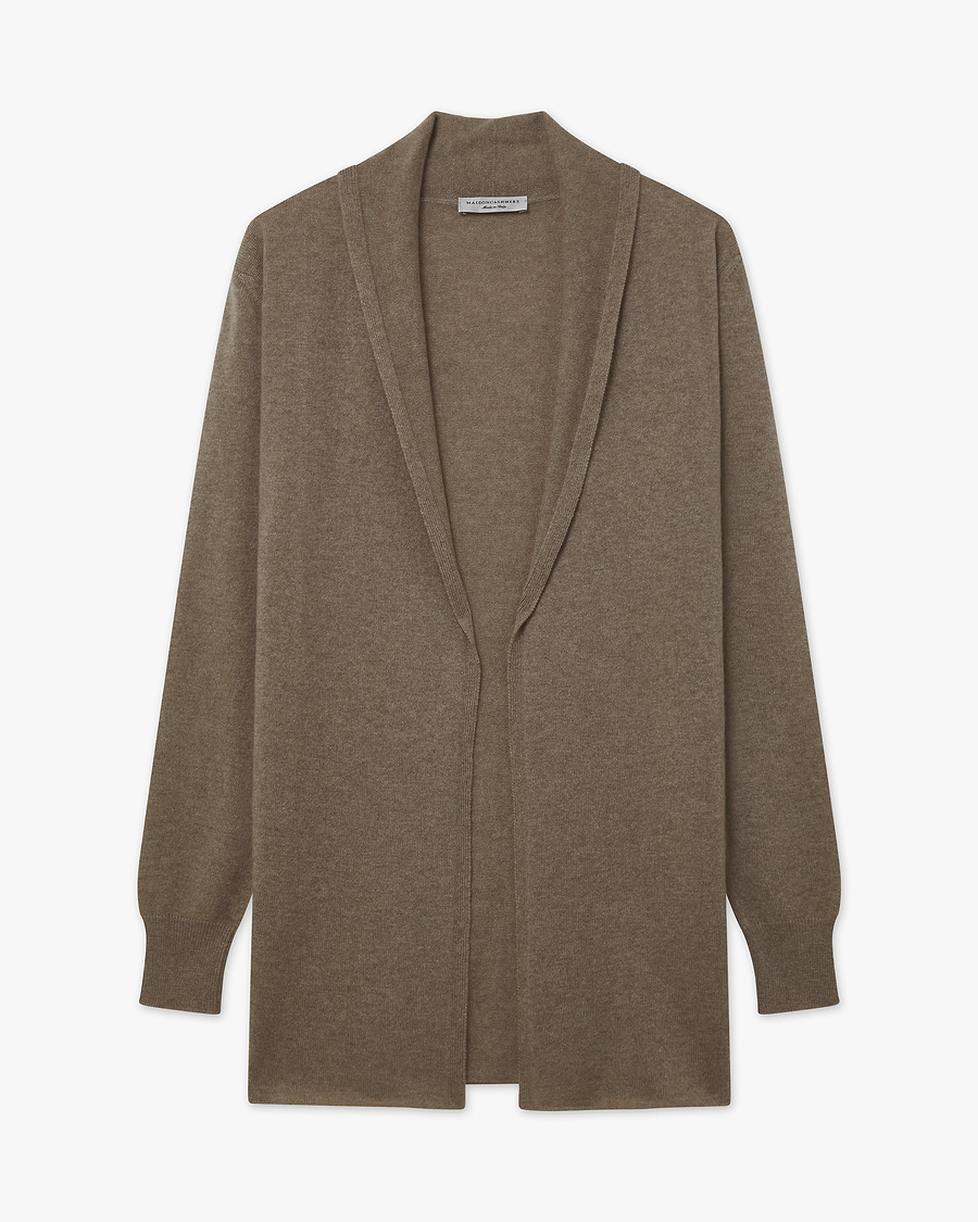 Cardigan Ouvert Essential - Braun - Archiv
