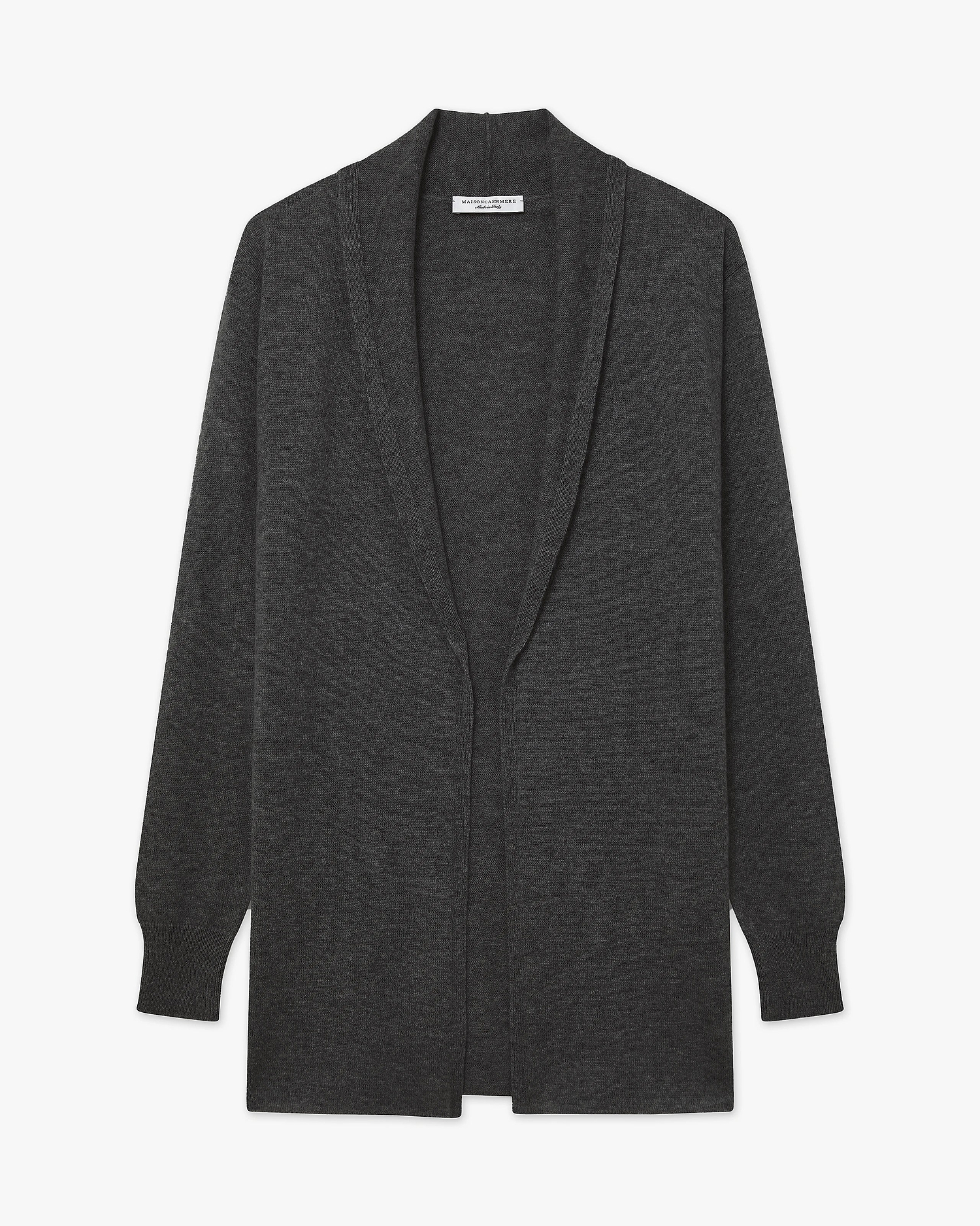 Essential Open Cardigan - Charcoal - Archive