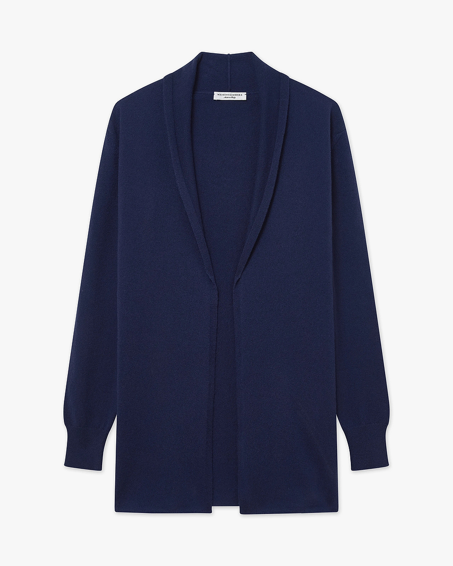 Cardigan Ouvert Essential - Blau - Archiv