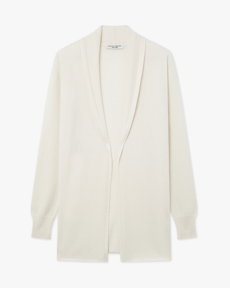 Essential Open Cardigan - Off White - Archive