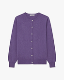 Essential Rundhals Cardigan - Lavendel - Archiv