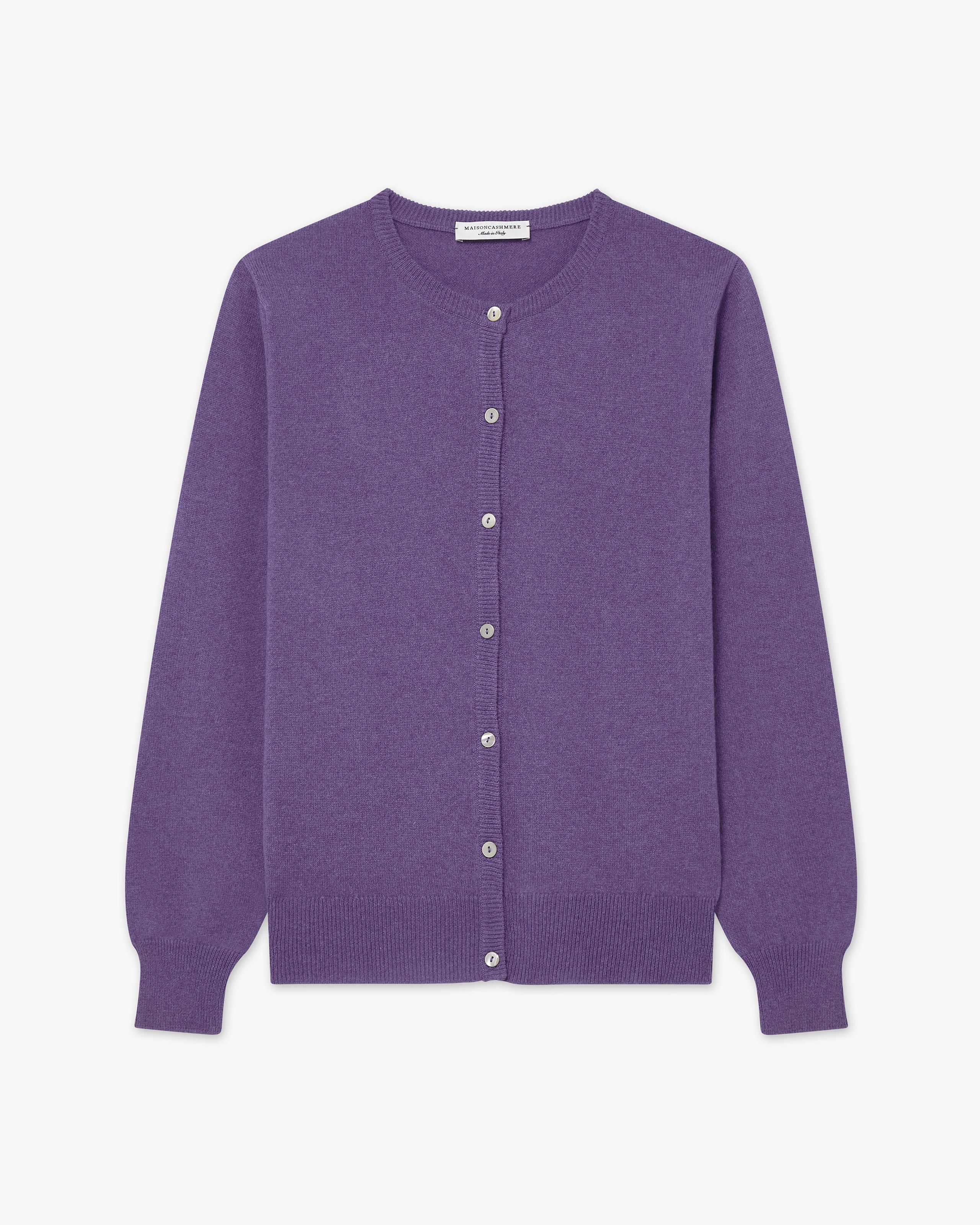 Cardigan Girocollo Essential - Lavanda - Archivio