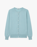 Essential Rundhals Cardigan - Cyan - Archiv