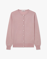 Essential Rundhals Cardigan · Altrosa · Archiv