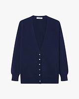 Essential V-Ausschnittcardigan Damen - Blau - Archiv
