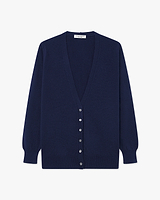 Essential V-Ausschnittcardigan Damen - Blau - Archiv