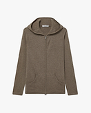 Salò Zip-Kapuzenjacke Damen - Braun - Archiv