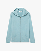 Salò Zip-Kapuzenjacke Damen - Cyan - Archiv