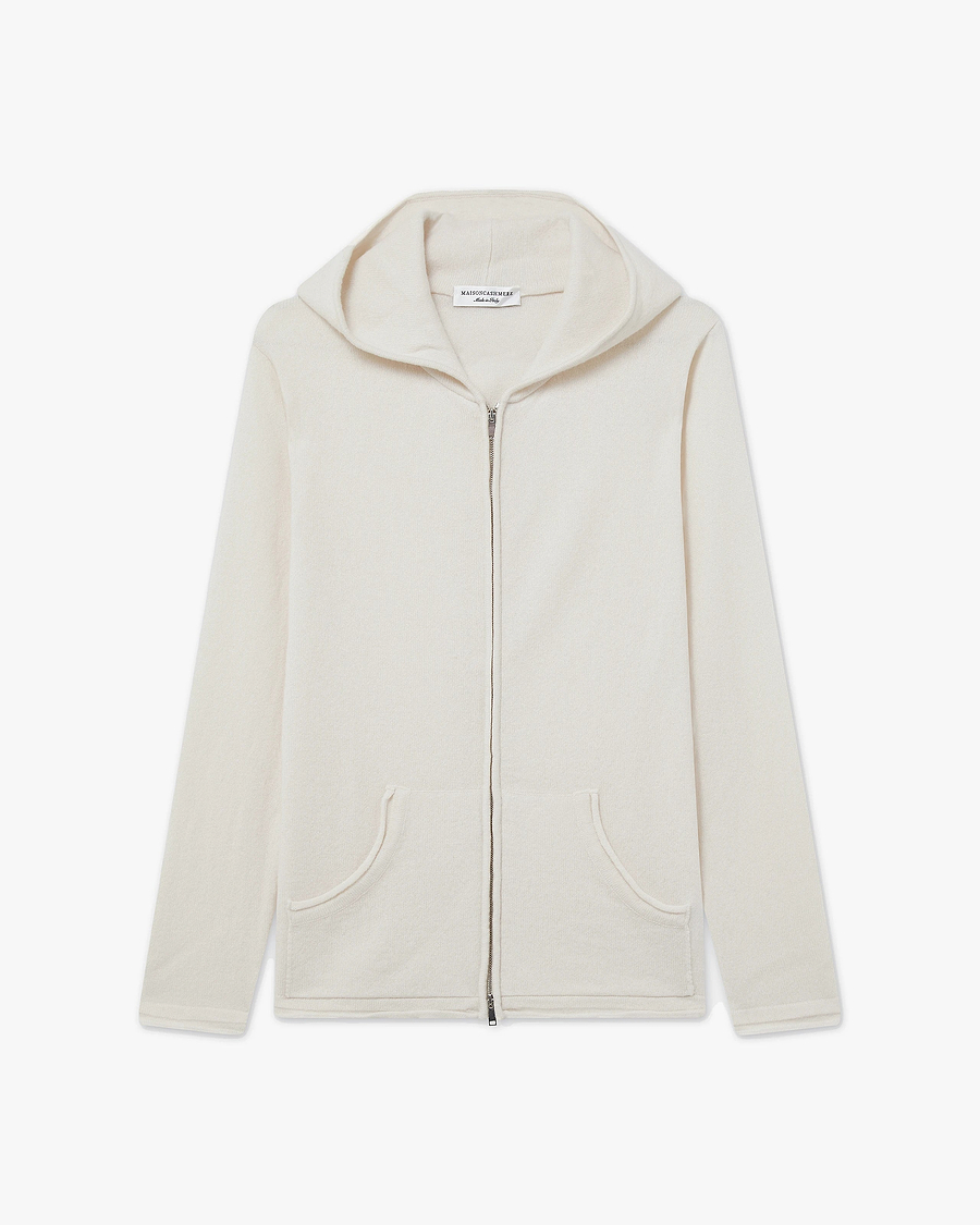 Women's Salò Zip Hoodie - Off White - Archive