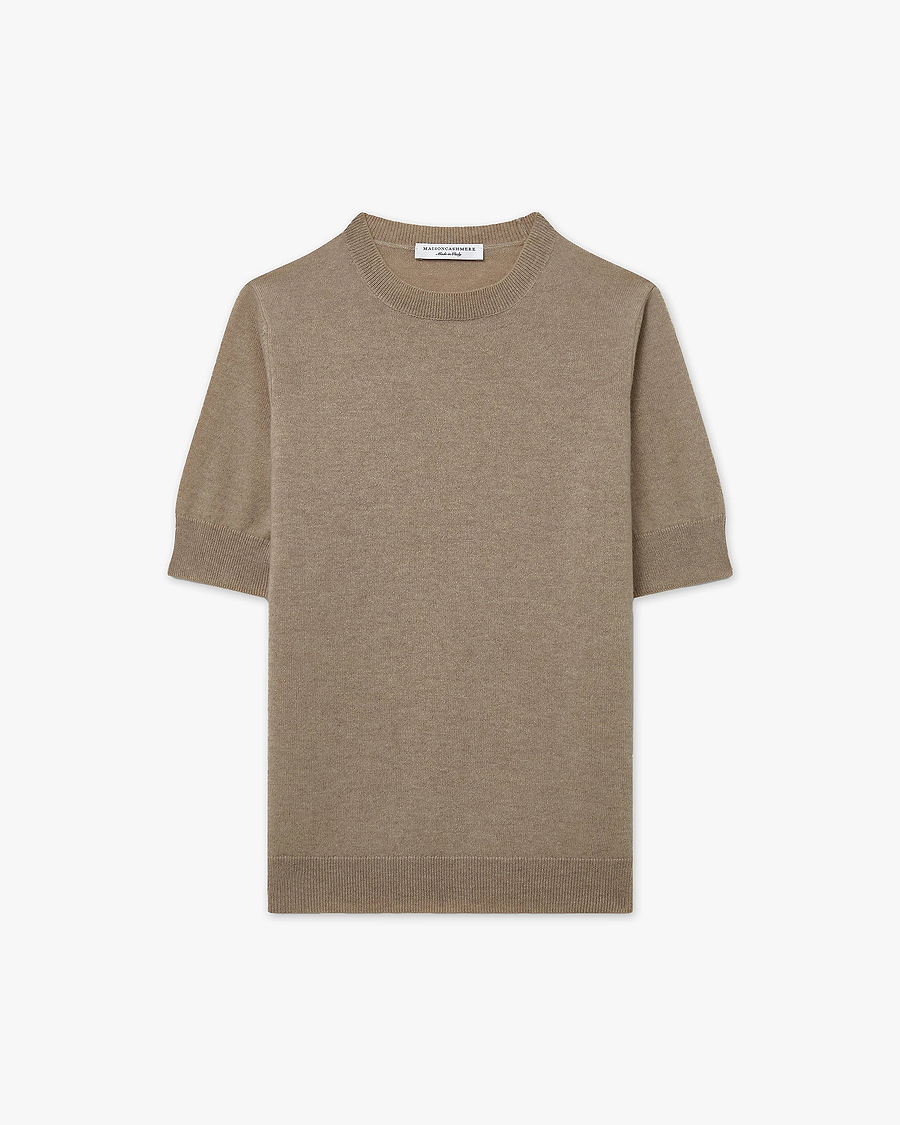 Essential T-Shirt Damen - Taupe - Archiv