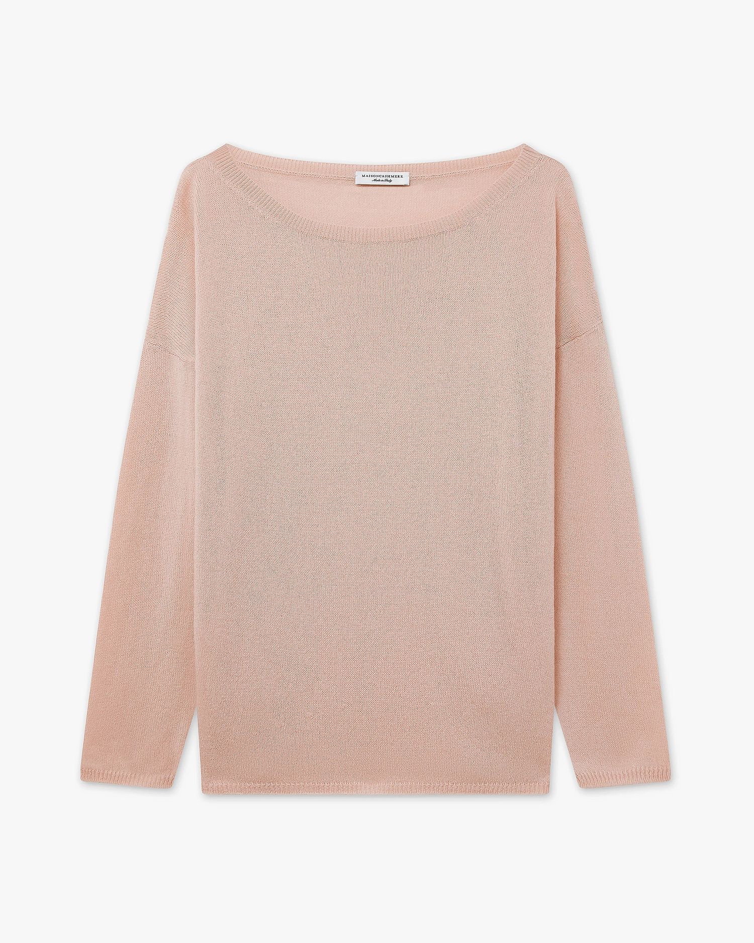 Lightness Boat Neck Sweater - Blush - Archive