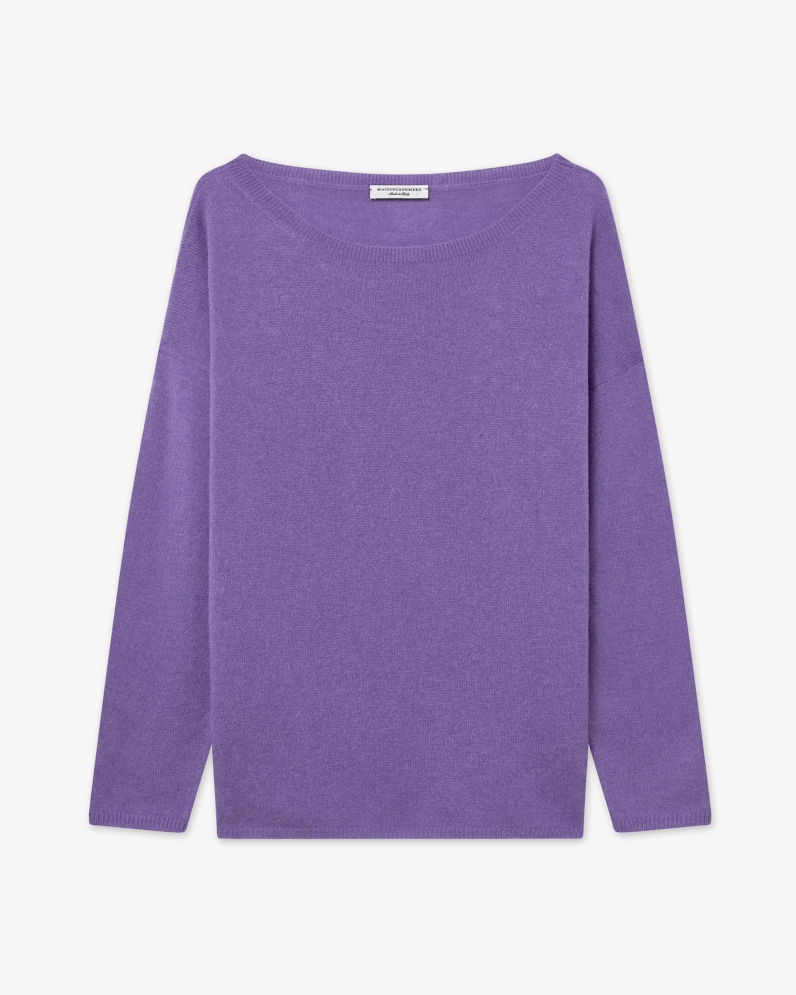 Lightness Boat Neck Sweater - Lavender - Archive