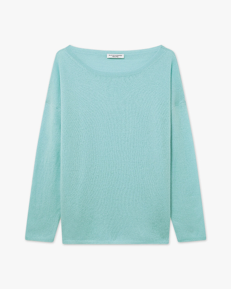 Pull Col Bateau Lightness - Cyan - Archive
